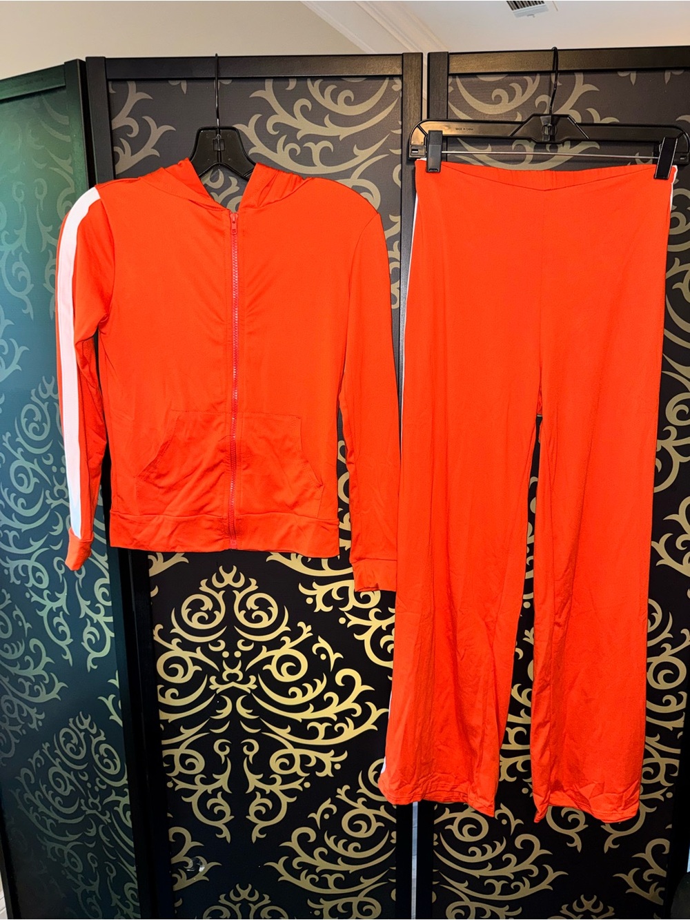 Fashion Nova Red Kids’ Hoodie & Track Pants Set